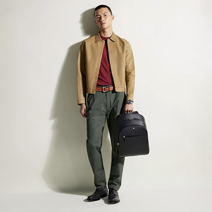 montblanc sartorial leather backpack #198125 #130275
